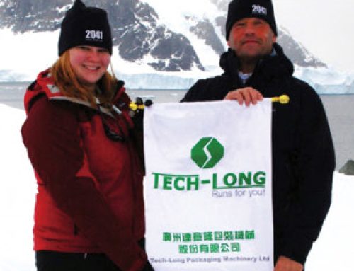 Tech-Long GREEN Sprinkles the Antarctic continent